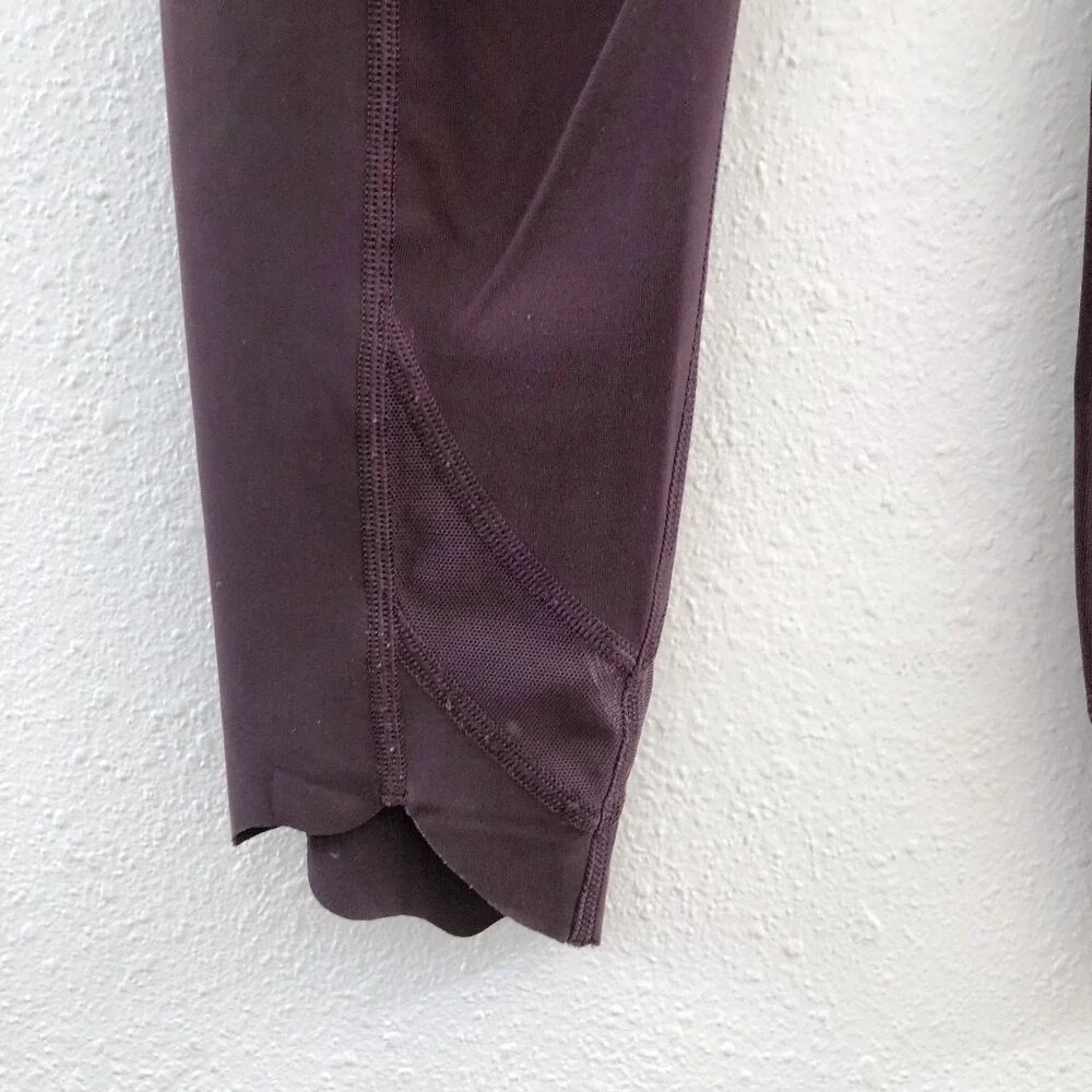LULULEMON Wunder Under Crop High-Rise Roll Down Scallop Full-On Luxtreme 23